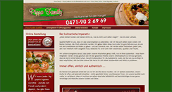 Desktop Screenshot of pizza-lieferservice-bremerhaven.de