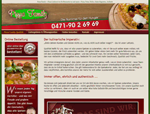 Tablet Screenshot of pizza-lieferservice-bremerhaven.de